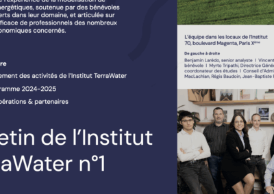 Bulletin n°1 de l&rsquo;Institut TerraWater