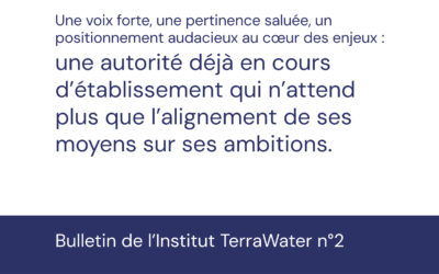 Bulletin n°2 de l&rsquo;Institut TerraWater